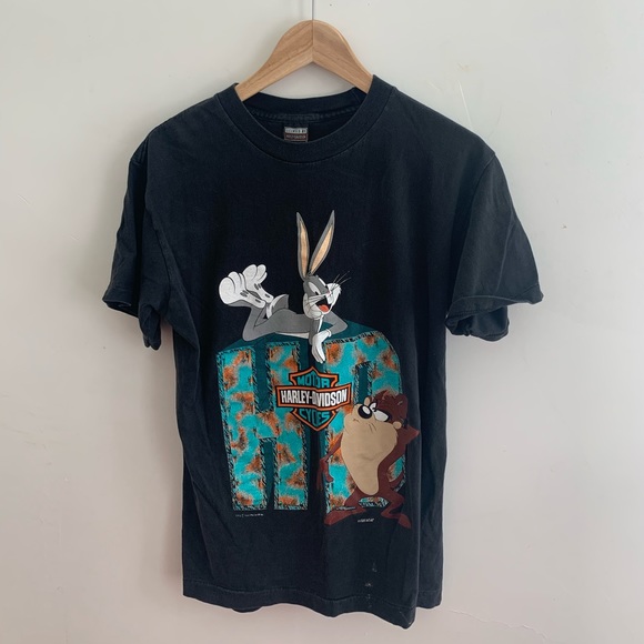 1990 vintage Harley Davidson looney toons shirt - Picture 7 of 7
